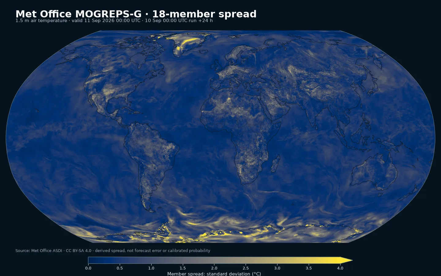 Met Office MOGREPS-G 20 km: Ensemble-API